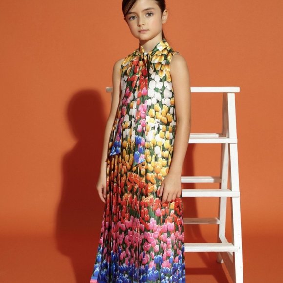 loredana Other - Loredana Italy Tulip Print Floral Dress Sleeveless